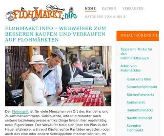 Flohmarkt.info(Wegweiser) Screenshot