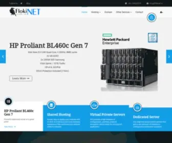 Flokinet.com(Secure, Stable, Anonymous, Offshore Privacy focused Hosting Services) Screenshot