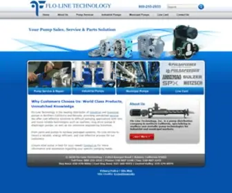 Flolinepumps.com(Industrial & Municipal Pumps) Screenshot