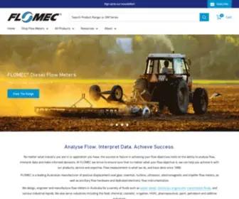 Flomec.com.au(Flow Meters) Screenshot