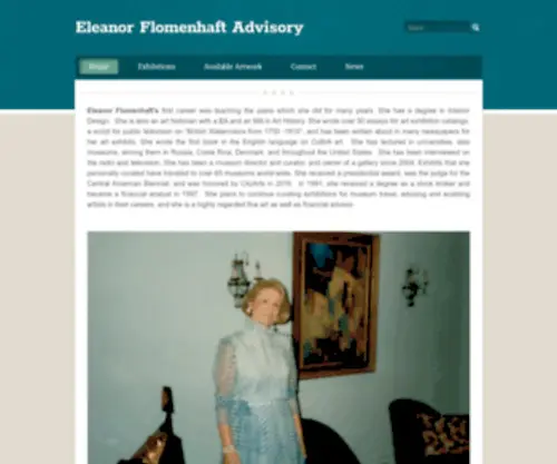 Flomenhaftgallery.com(Flomenhaft Gallery) Screenshot