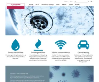 Flonidan.dk(Og gasmålere) Screenshot
