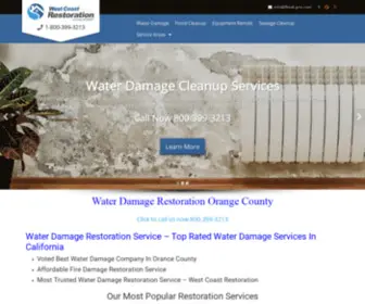 Flood-Pro.com(Water Damage Restoration Orange County) Screenshot