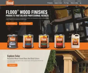 Flood.com(Flood Wood Stains & Wood Finishes) Screenshot