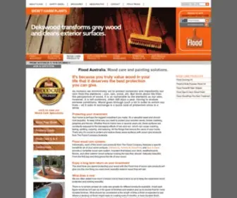 Floodaustralia.net(The Flood Company has been in the wood care business since 1847 and) Screenshot