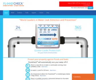 Floodcheck-Sales.co.uk(Water and leak protection) Screenshot