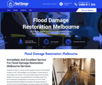 Flooddamagerestorationmelbourne.net.au(24/7 Emergency) Screenshot