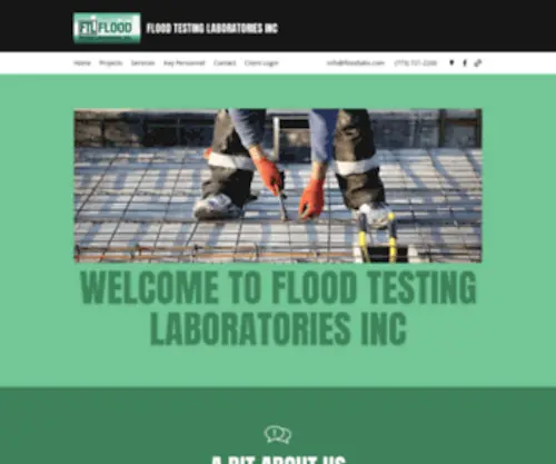 Floodlabs.com(Flood Testing Laboratories Inc) Screenshot