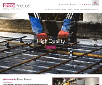 Floodprecast.ie(Precast Concrete Flooring Manufacturers) Screenshot