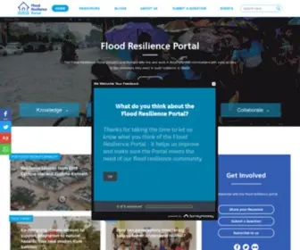 Floodresilience.net(Flood Resilience Portal) Screenshot