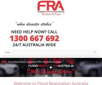 Floodrestorationaustralia.com.au(Flood Restoration Australia) Screenshot