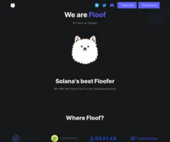 Floofsolana.com(FLOOF) Screenshot