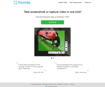 Floomby.com(Free Screen Capture & Video Recording Program) Screenshot