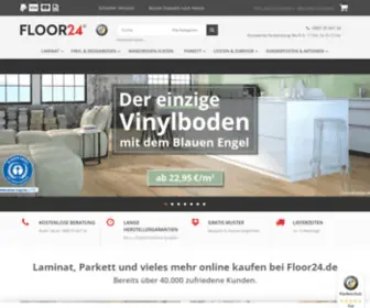 Floor24.de(Fußböden aller Art günstig online kaufen) Screenshot