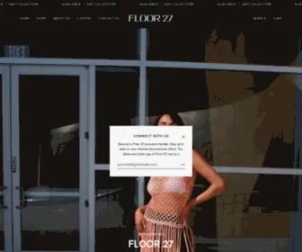 Floor27Collection.com(Floor 27 I Designed To Embrace Women's Individualism) Screenshot