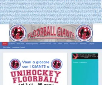 Floorball-Giants.it(Floorball Giants) Screenshot