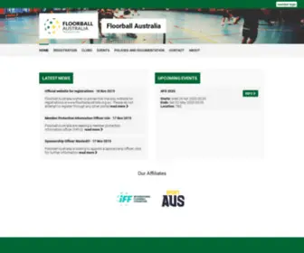 Floorballaustralia.org.au(Floorball Australia LTD) Screenshot