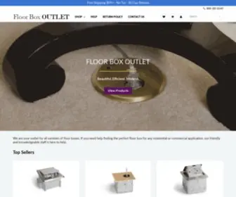 Floorboxoutlet.com(Floor Box Outlet) Screenshot