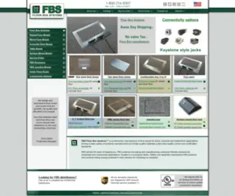 Floorboxsystems.com(Floor boxes) Screenshot