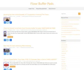 Floorbufferpads.com(Floor Buffer Pads) Screenshot