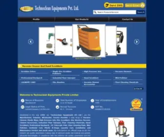 Floorcleaningmachines.in(Technoclean Equipments Private Limited) Screenshot