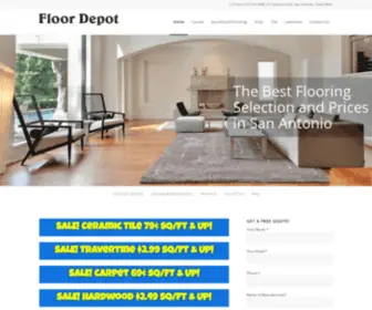 Floordepotsa.com(Floor Depot) Screenshot