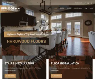 Floorecki.com(Chicago, FLOORecki LLC, Flooring Installation, Hardwood Flooring, Hardwood Floors, Floor Installations, Flooring Repairs, Floor Repairs, Flooring and Stairs Services in Chicago) Screenshot