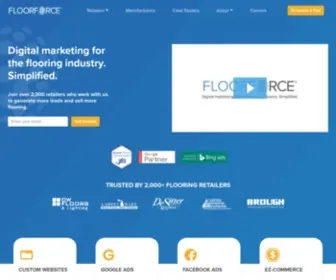 Floorforce.com(Digital Marketing for the Flooring Industry) Screenshot