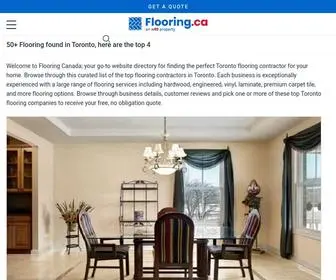 Flooring.ca(Top 4 Toronto Flooring for 2020) Screenshot