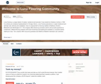 Flooringandcarpetreviews.com(Luna Flooring home improvement company reviews and opinions) Screenshot