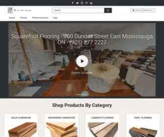 Flooringdeals.ca(Squarefoot Flooring) Screenshot