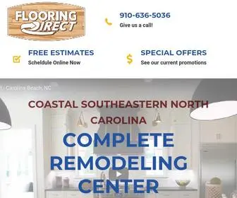 Flooringdirectnc.com(Carolina Beach) Screenshot