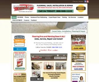 Flooringprosandpainting.com(Flooring Pros and Painting Westminster CO) Screenshot