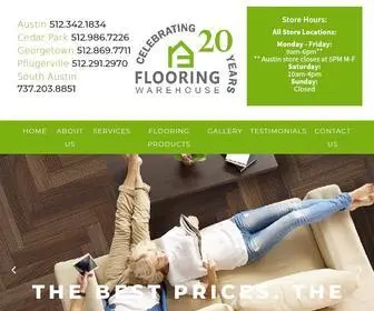 Flooringwarehouseaustin.com(Austin Flooring) Screenshot