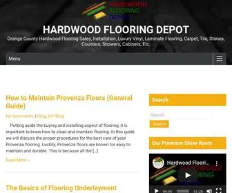 Flooritorangecounty.com(Orange County Hardwood Flooring Sales) Screenshot
