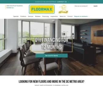 Floormaxfloors.com(Flooring store in DC Metro area) Screenshot