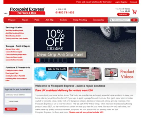 Floorpaintexpress.co.uk(Complete Floor Paint & Repair Solutions) Screenshot