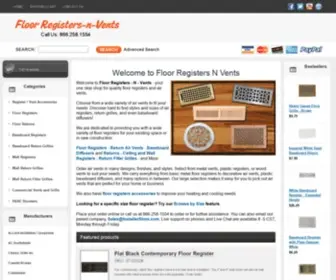 Floorregisters-N-Vents.com(Top floor registers) Screenshot