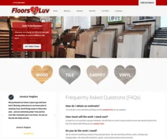 Floors2Luv.com(Houston Hardwood Flooring) Screenshot