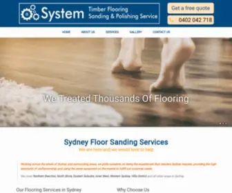 Floorsandinginsydney.com.au(System Floor Sanding) Screenshot