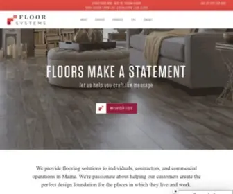 Floorsystemsme.com(Residential & Commercial Flooring in Lisbon) Screenshot