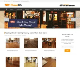 Floorus.com(Factory Direct Flooring At Wholesale Cost) Screenshot