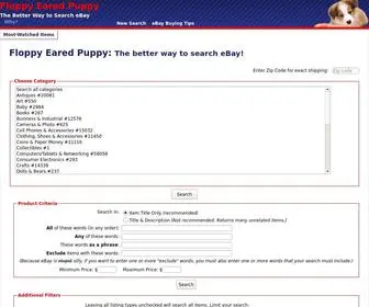 Floppyearedpuppy.com(Easy advanced searches) Screenshot