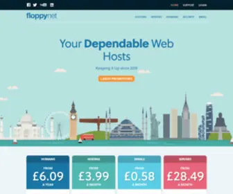 Floppynet.co.uk(Simple, Honest, Reliable Web Hosting) Screenshot