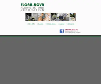 Flora-Nova.com(Brautstrauß) Screenshot