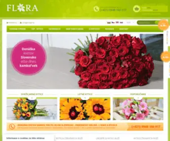Flora-Online.sk(Donáška kvetov slovensko) Screenshot