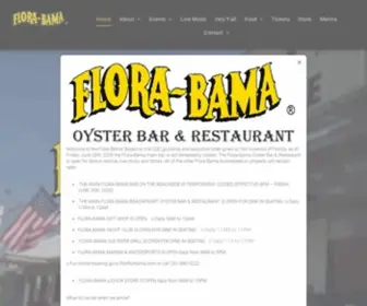 Florabama.com(WORLD FAMOUS BEACH BAR AND LIVE MUSIC) Screenshot
