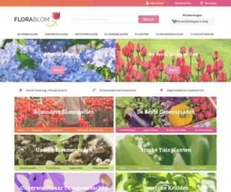 Florablom.com(Voor al uw Bloembollen en Zaden) Screenshot