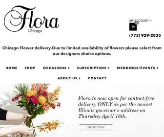 Florachicago.com(Chicago Florist) Screenshot