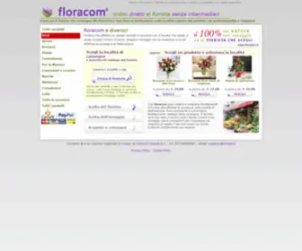 Floracom.it(Floracom Consegne dirette al fiorista senza intermediari) Screenshot